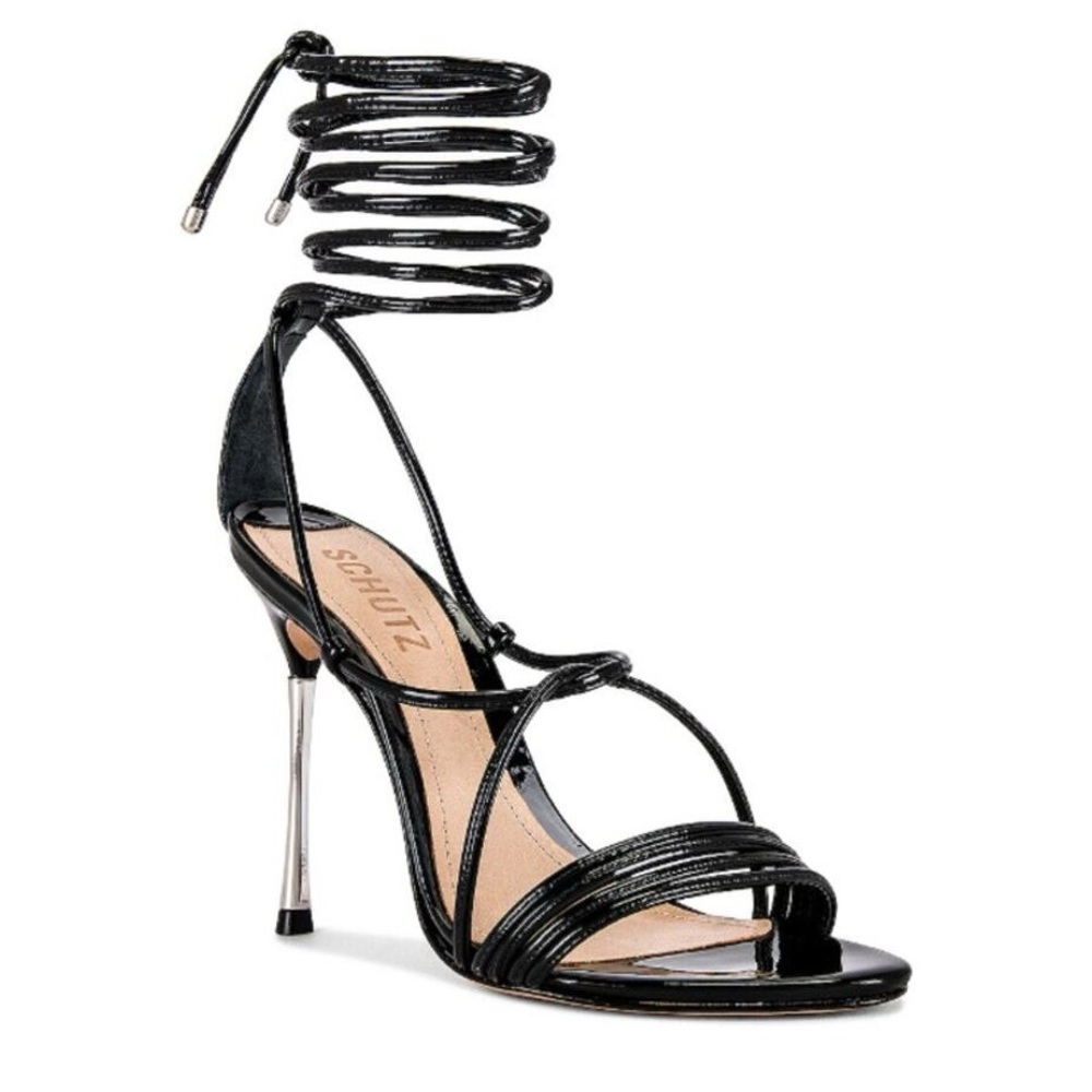 Schutz Adeline Strappy Stiletto Sandals Size 10B